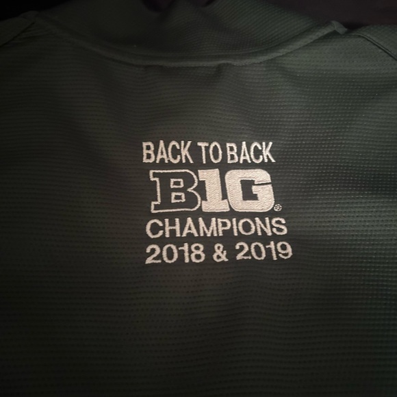 Nike Men’s Large Michigan State Spartans Team Issued Full-Zip Jacket Warm Up - Picture 4 of 7